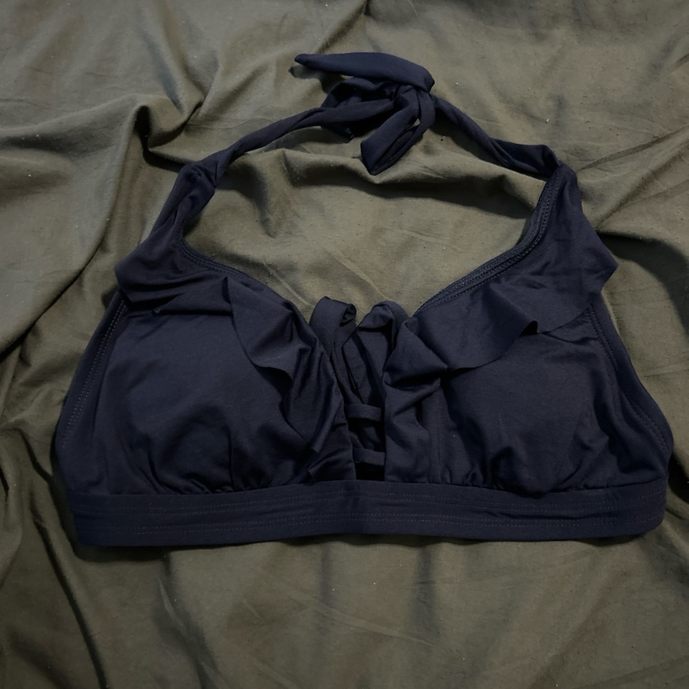 Target Women's Navy Halter Bikini Top